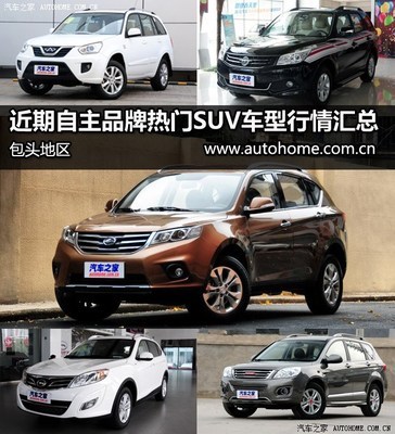 【圖】包頭近期自主品牌熱門SUV車型行情匯總_汽車之家